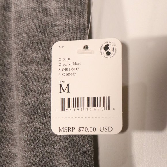 NWT Free People X Revolve Cozy All Day Harem Legging in Washed Black - Picture 13 of 14